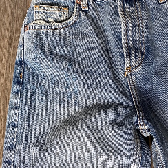 Free People Dakota Ripped Straight Leg Jeans - Picture 4 of 15